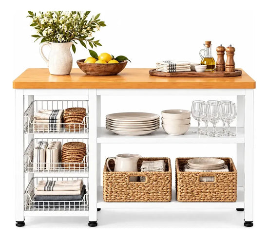 Organizador De Cocina Auxiliar Premium Resistente Mdf/metal®