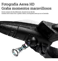 Avión De Combate Jet Drone Para Cámara Control Remoto 360®