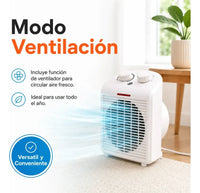 Calefactor Caloventilador Titanheat 2000w Potente Blanco®