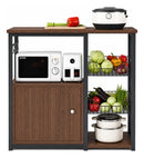 Organizador Multiuso De Cocina Premium Metal Madera Marrón®