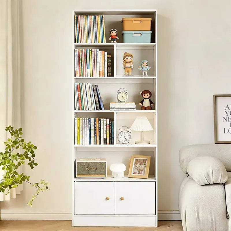Estantería Organizador 7estantes 2puertas 178x60 Mdf Blanco®