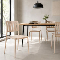 Silla De Comedor Moderna Premium De Polipropileno Rose Mate®