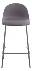 Taburete Acolchado Polipropileno/hierro Grafito Mate Premium®