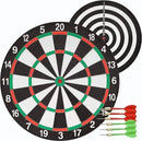 Set Tablero De Juego De Tiro Al Blanco Mas 6 Dardos 41cm®