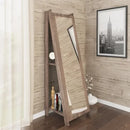 Espejo Moderno con Borde para Living Dormitorio+2 Estantes®