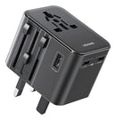 Cargador Adaptador De Viaje Usams Usb+2x TipoC 17w ®