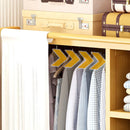 Perchero Closet Nórdico Cortina Corrediza De Pie Bambú®