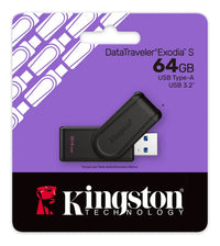 Pendrive Kingston Exodia S Dtxs/64gb 3.2 Usb Negro®