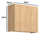 Mueble Aéreo de Cocina Rebeca 2 Puertas MDF Resistente®