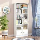 Estantería Organizador 7estantes 2puertas 178x60 Mdf Blanco®