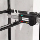 Mueble Organizador De Baño Lavadora Rack 3 Niveles Color Negro