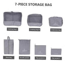 Kit Organizador De Viaje Con Cremallera Water Proof 7piezas®