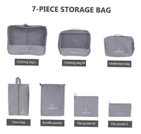 Kit Organizador De Viaje Con Cremallera Water Proof 7piezas®