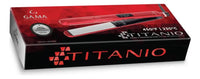Planchita De Pelo Gama Italy Cp14 Titanio Red 4d Rojo 230°®
