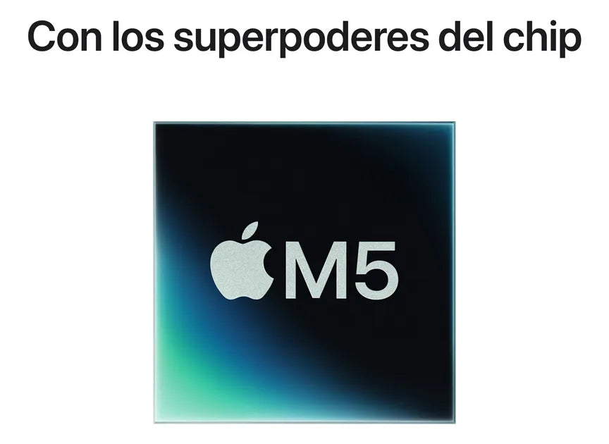 Apple 2025 MacBook Pro 14pulg Chip M5 de Apple, CPU y GPU 10 núcleos, 16GB Memoria unificada, 512 GB®