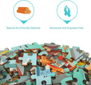 Puzzle De Madera De Ciudades 100 piezas Didactico Para Niños®