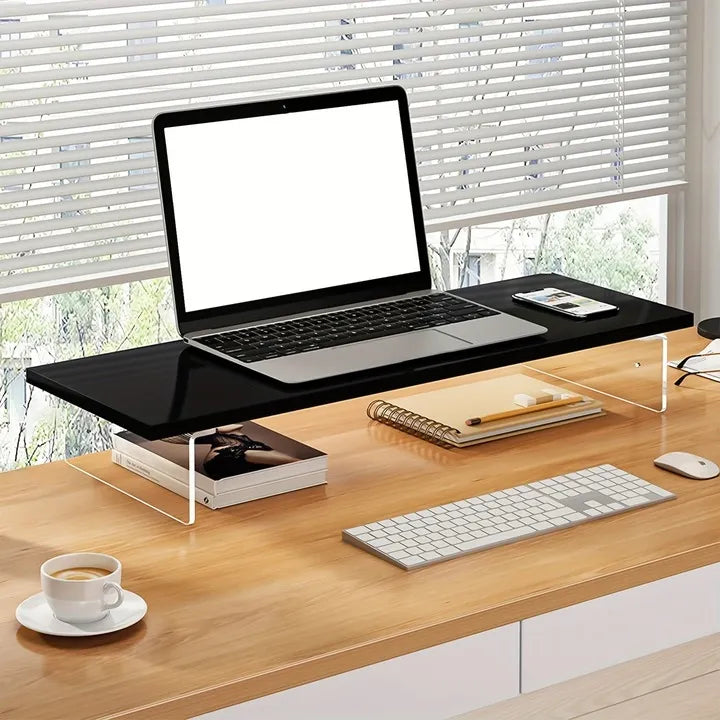 Base Elevadora De Monitor MDF+Fibra De Carbono®