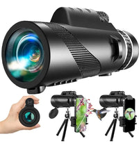 Monocular 80x100 Telescopio Alta Potencia Camping Vision Nitida con Tripode para celular ®