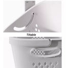 Carro Organizador 2 Cestos 3 Estante Baño Cocina Desmontable