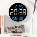Reloj De Pared Digital 10'', Led Con Temperatura Y Humedad®