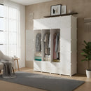 Ropero Modular Abs Plástico Organizador 147cm Resistente®