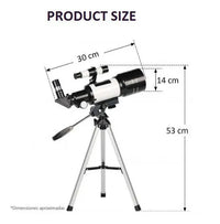 Telescopio Astronómico Procalidad 70/300mm Blanco Monocular®