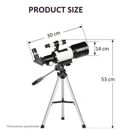 Telescopio Astronómico Procalidad 70/300mm®