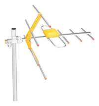 Antena Digital Exterior Tv Amplificadora Cable 8 Metros