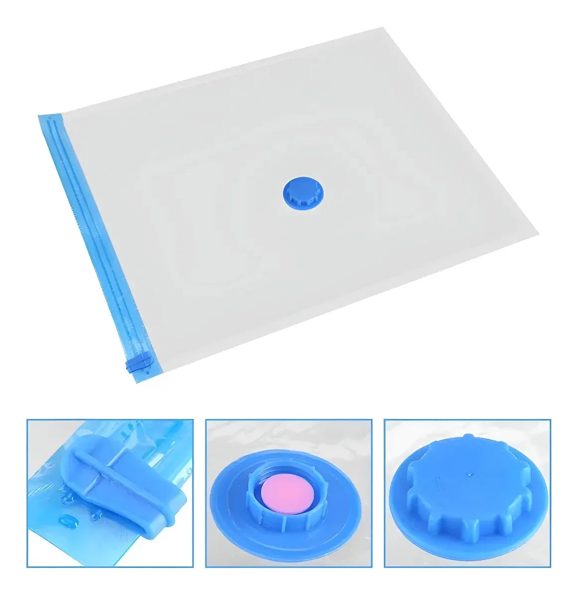 Bolsa Al Vacio Guardar Ropa Reducir Espacio 50x60 Unidad®