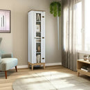 Armario Cristalero Living 1 Puerta Estilo Colonial Premium®