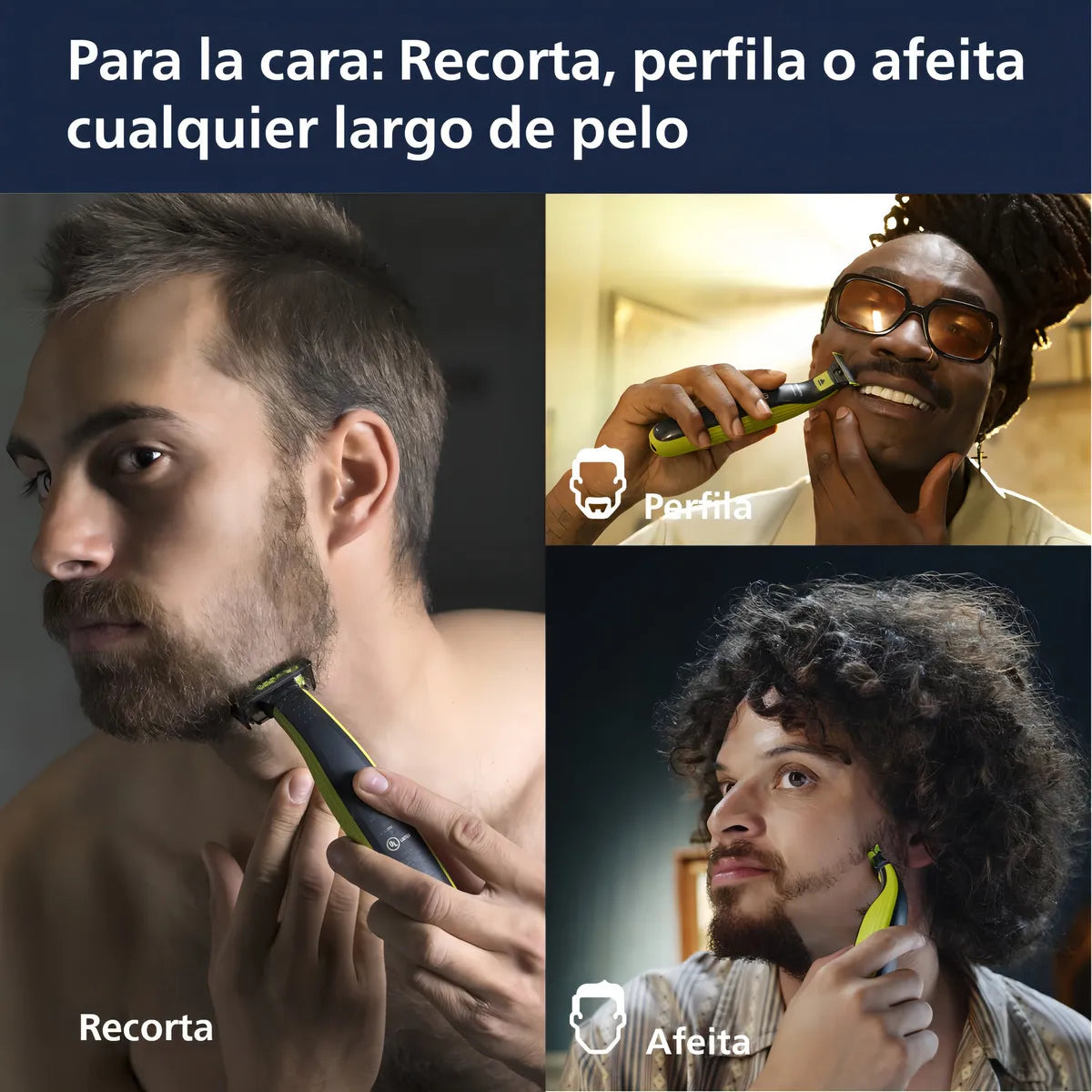 Afeitadora One Blade Para Cara + Cuerpo Philips Qp2824/10®
