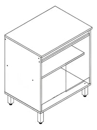 Mueble Cocina Rebeca 2 Puertas Compacto Funcional Nórdico®