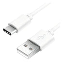 Cable Treqa Compatible Tipo C Datos Y Carga 2mt Blanco®