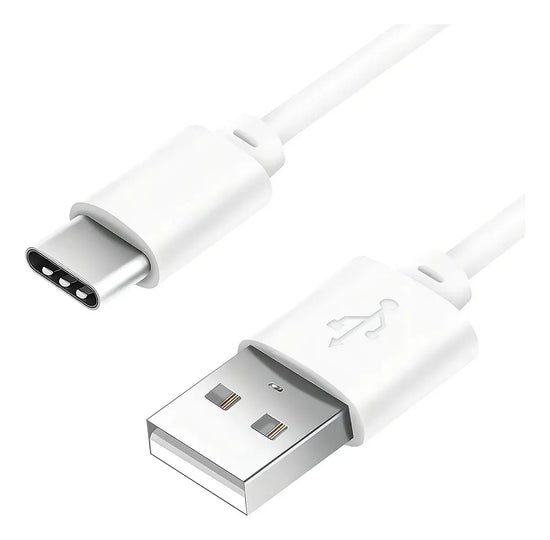 Cable Treqa Compatible Tipo C Datos Y Carga 2mt Blanco®