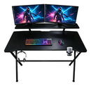 Escritorio Gamer Premium Con Estante+Luces Rgb Colores®