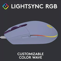 Mouse Gamer Logitech Gg Series G203 8000dpi 6 Botones Lila