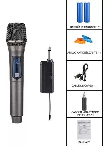 Micrófonos Byz Mb-52 Dinámico Omnidireccional Color Negro