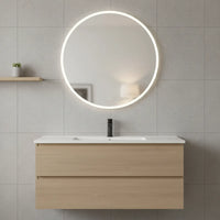 Espejo Led Inteligente Ovalado 60cm Tactil Moderno 3 Modos®
