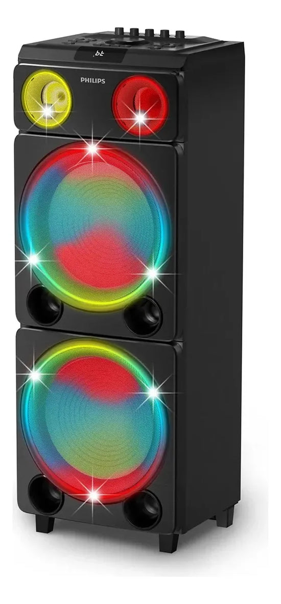 Parlante Philips Con Bluetooth Luces Led 260w Tws Tax5509®