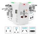 Adaptador Corriente Universal Viajero 2 Puertos Usb 1000 Ma