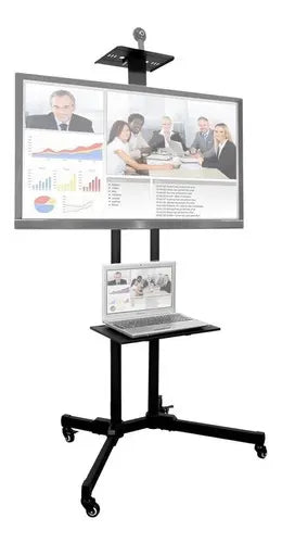 Soporte De Pie Para Tv 32''-65''+ Base De Ruedas Resistente®