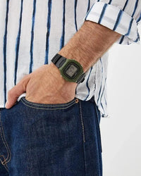 Reloj Casio W-218H-3A Gris y Verde®