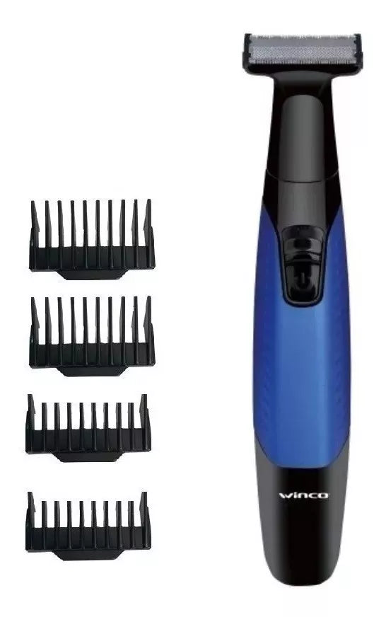 Recortador De Barba Inalambrico Winco W816 - Negro/azul - 220v