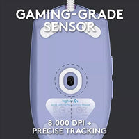Mouse Gamer Logitech Gg Series G203 8000dpi 6 Botones Lila
