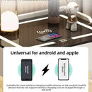 Mesa De Luz Smart Premium Led+carga Inalámbrica+bluetooth®