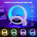 Lampara Veladora Q Parlante Cargador Inalámbrico Luces Rgb®
