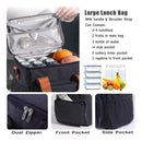Lonchera Térmica De Gran Capacidad Con Correas Para Hombro®