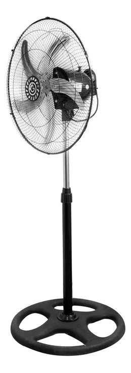 Ventilador De Pie Potente 55cm Diametro 55w Metalico 5 aspas®