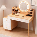 Escritorio Juvenil Para Maquillaje Moderno Mdf+Espejo Led®