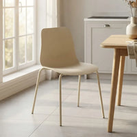 Silla Comedor Milkytea Mate Metal/polipropileno Premium®